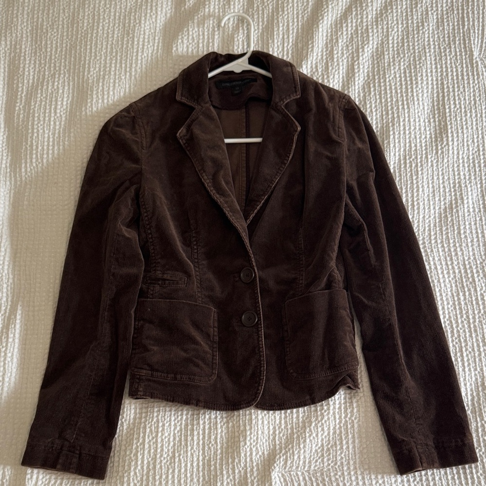Express Women's Brown Corduroy Jacket